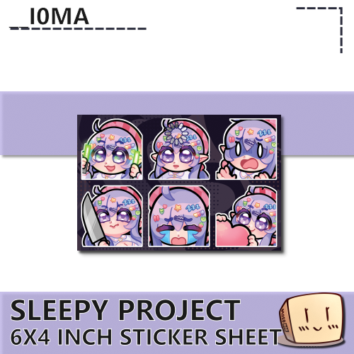 SLP-S-04 Idol Sleepy Sticker Sheet - __I0MA - Store Image