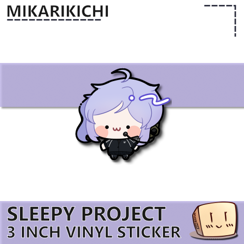 SLP-S-06 Chibi Tactical Sleepy Sticker - mikarikichi - Store Image