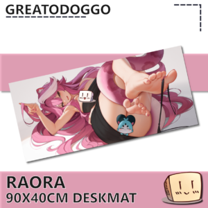 Raora Feet with Chattino Deskmat NSFW - GreatoDoggo