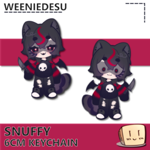 Bat Snuffy Keychain - weeniedesu