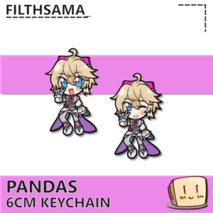 Magical Girl Pandas Keychain - filthsama_