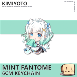 Chibi Mint Fantome Keychain - Kimiyoto