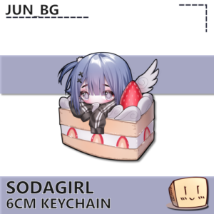 Sodagirl Cake Keychain - Jun_bg