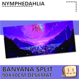 Remain Cute As The World Falls Apart Deskmat - Nymphedahlia