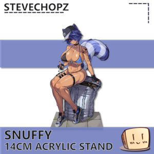 Snuffy Trash Can Standee - SteveChopz