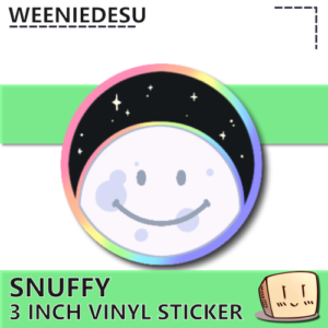 Snuffy Smile Patch Sticker - weeniedesu