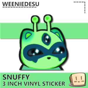 Wraicoon Alien Sticker - weeniedesu