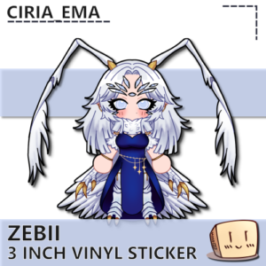 Chibi Zebii Sticker - citria_ema