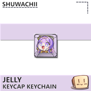 Goddess Jelly Keycap Keychain - shuwachii