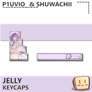 Goddess Jelly Keycaps - p1uvio_ & shuwachii