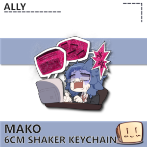 Business Shark Mako Shaker Keychain - Ally